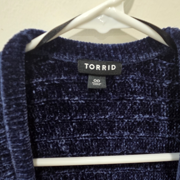 Torrid Deep Blue Women's Cardigan - Picture 3 of 5